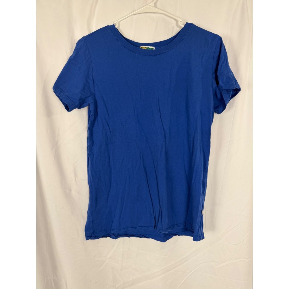 Tipsy Elves Womens Royal Blue Short Sleeve Cotton Crew Neck T-Shirt Size Medium